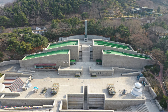 韩国仁川登陆纪念馆纪念碑