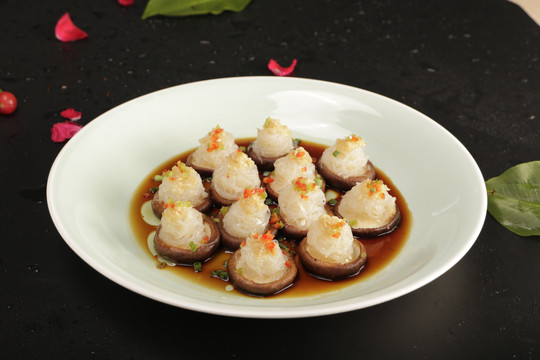 蒜蓉粉丝蒸冬菇