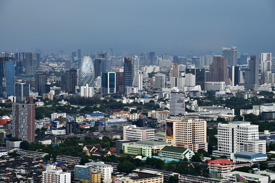 泰国曼谷城市建筑风光