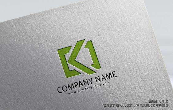 字母K标志设计