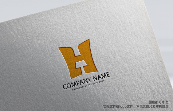 字母H标志设计