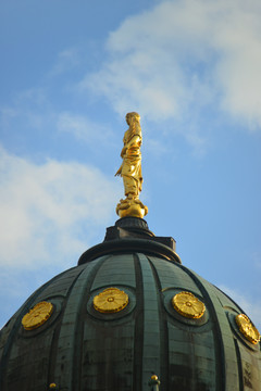 柏林御林广场德国大教堂圆顶