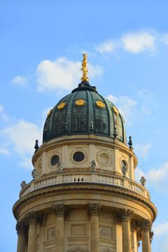 柏林宪兵广场德国大教堂穹顶