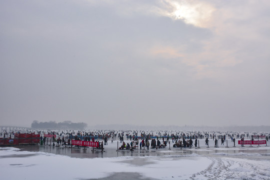 北京颐和园的冬天