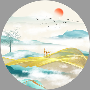 新中式装饰画