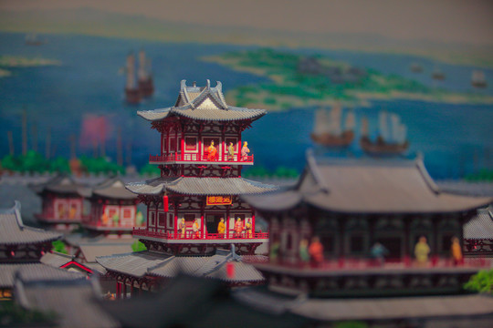隋唐洛阳城模型