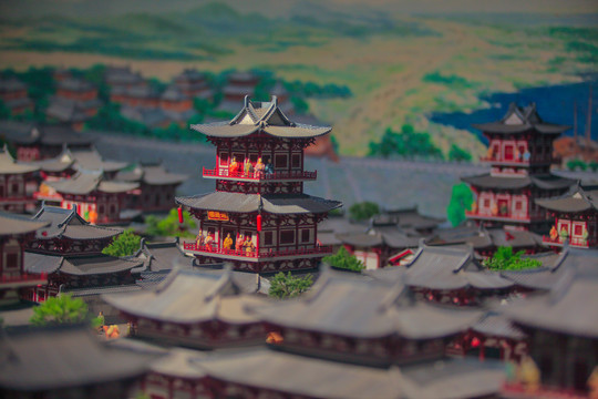 隋唐洛阳城模型