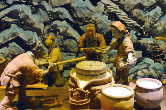 古代豆腐加工