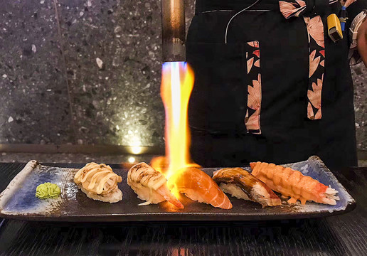 日式料理烧虾