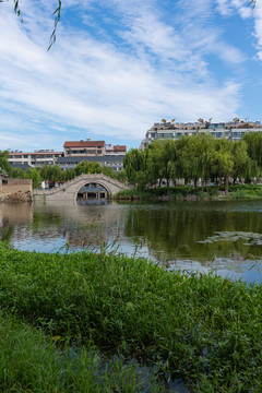 山东济宁邹城唐王湖公园