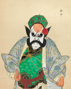 郎世宁金甲脸谱