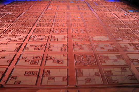 古代长安城沙盘模型