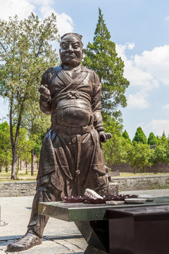 中岳庙宋代铁人