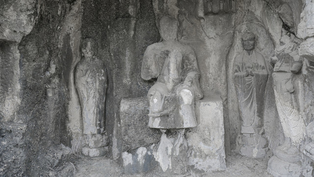 龙门石窟艺术雕像