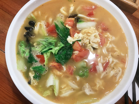 鸡蛋汤面