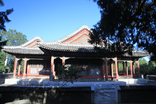 北京皇家园林颐和园景福阁