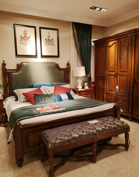 古典美式卧室