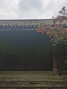 公园古建筑亭子