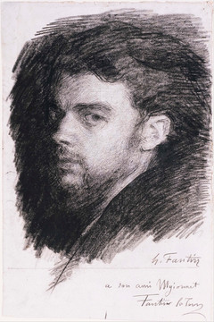 方丹·拉图尔欧洲男子肖像