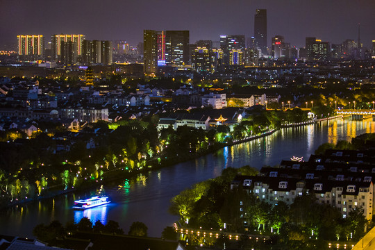 苏州环城河夜景