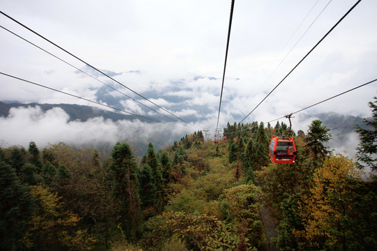 西岭雪山云海