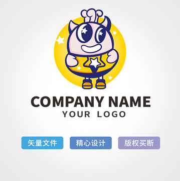 小怪兽logo