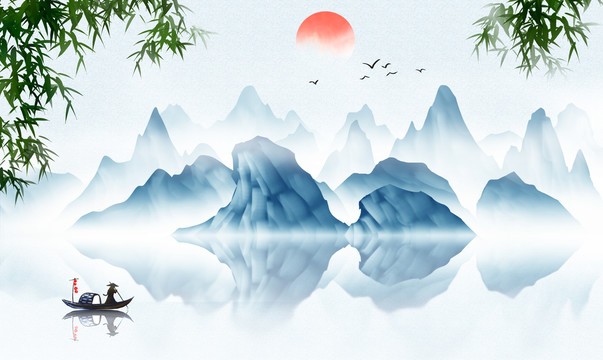 新中式山水