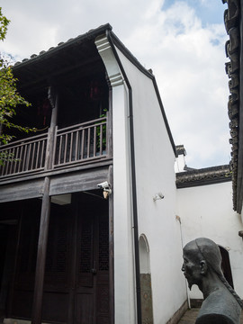杭州方志馆二层中式小楼