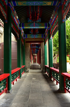 中国传统建筑长廊