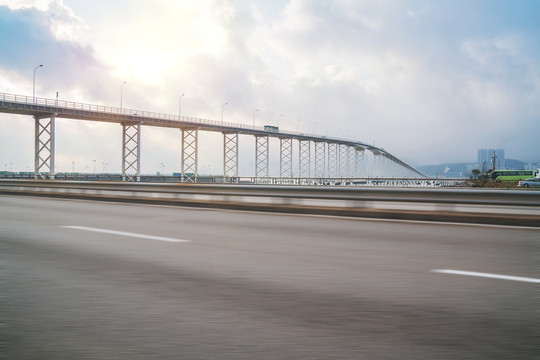 澳门现代建筑和桥梁和城市景观