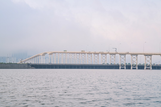 澳门现代建筑和桥梁和城市景观