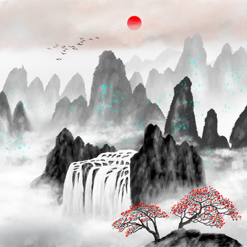 水墨山水