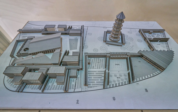 上海龙华寺博物馆模型