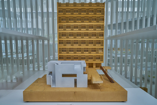 南京艺术学院砼展厅模型