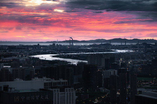 宁波城市全景