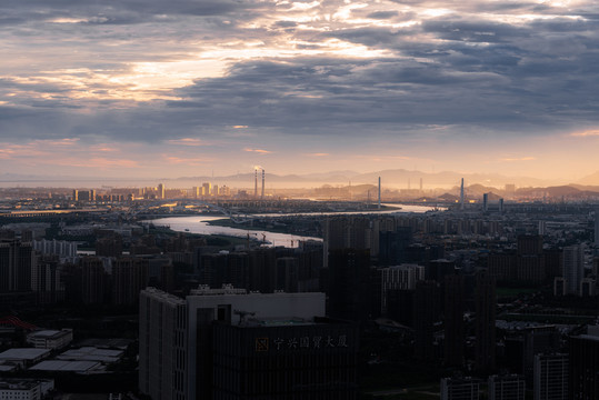 宁波城市全景