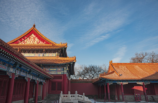 北京故宫冬日