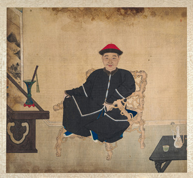 郎世宁清代人物画像