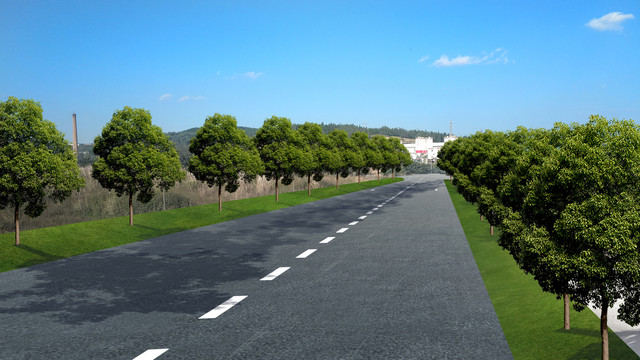 道路绿化景观设计