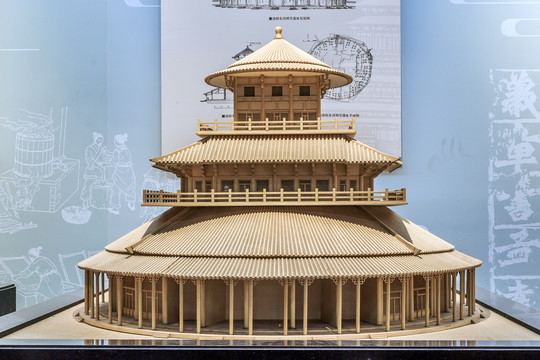 东汉时期洛阳明堂模型