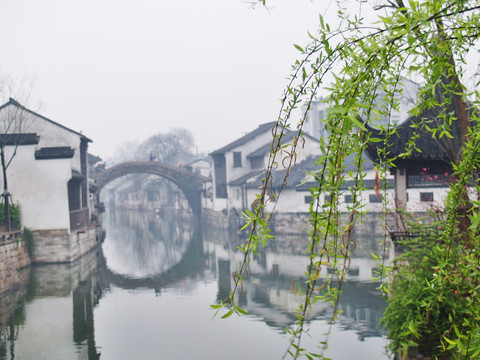 雨中南浔