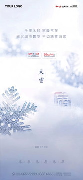 大雪海报