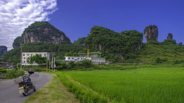 绿色田园乡村美景