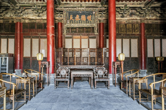清代中式厅堂