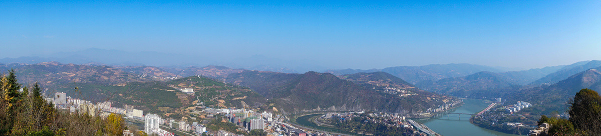 旬阳太极湖全景