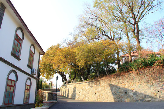 烟台山景点