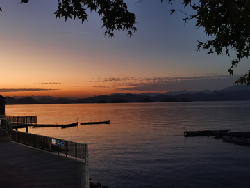 夕阳 千岛湖晚霞