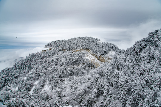 华山冬季风光