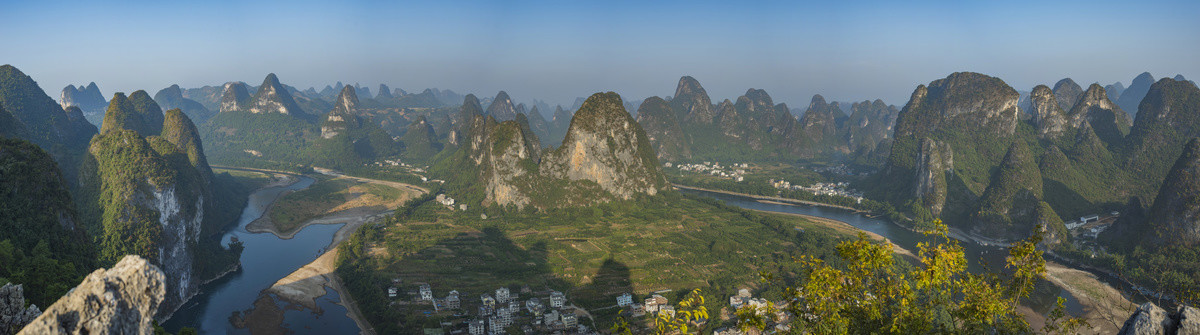 桂林山水全景图