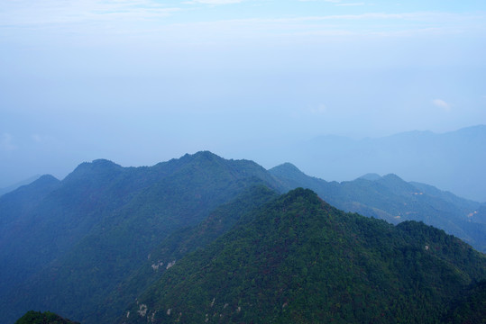 风景自然大山青山